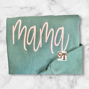 Satin Stitch 3D Puffy Foam  Mama Script Applique Embroidery Download