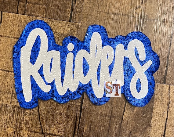 Raiders Sequin Patch Tee Raiders Sequin Patch Tee