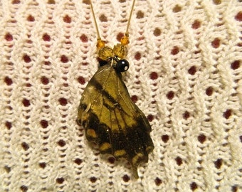 Collier aile de fée - machaon