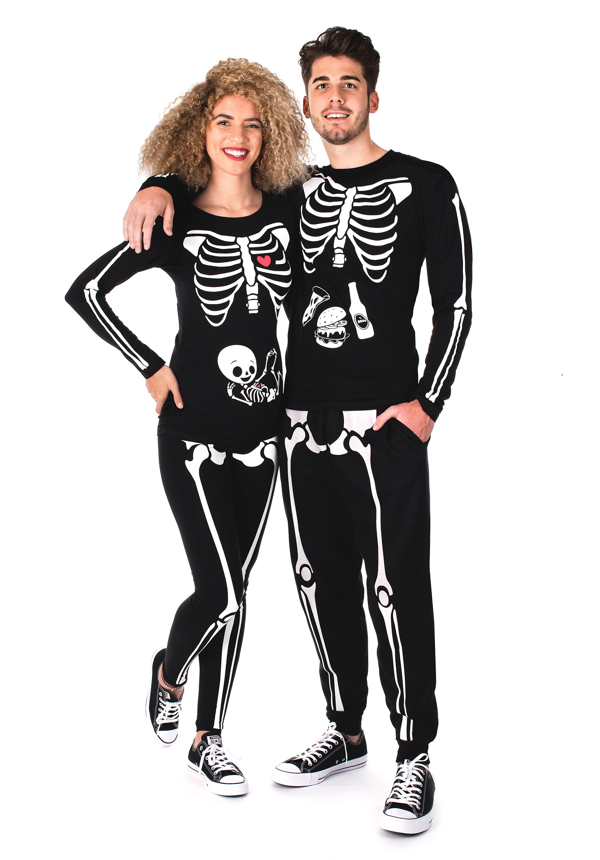 Halloween Maternity Pregnant Skeleton with Neutral Baby Etsy