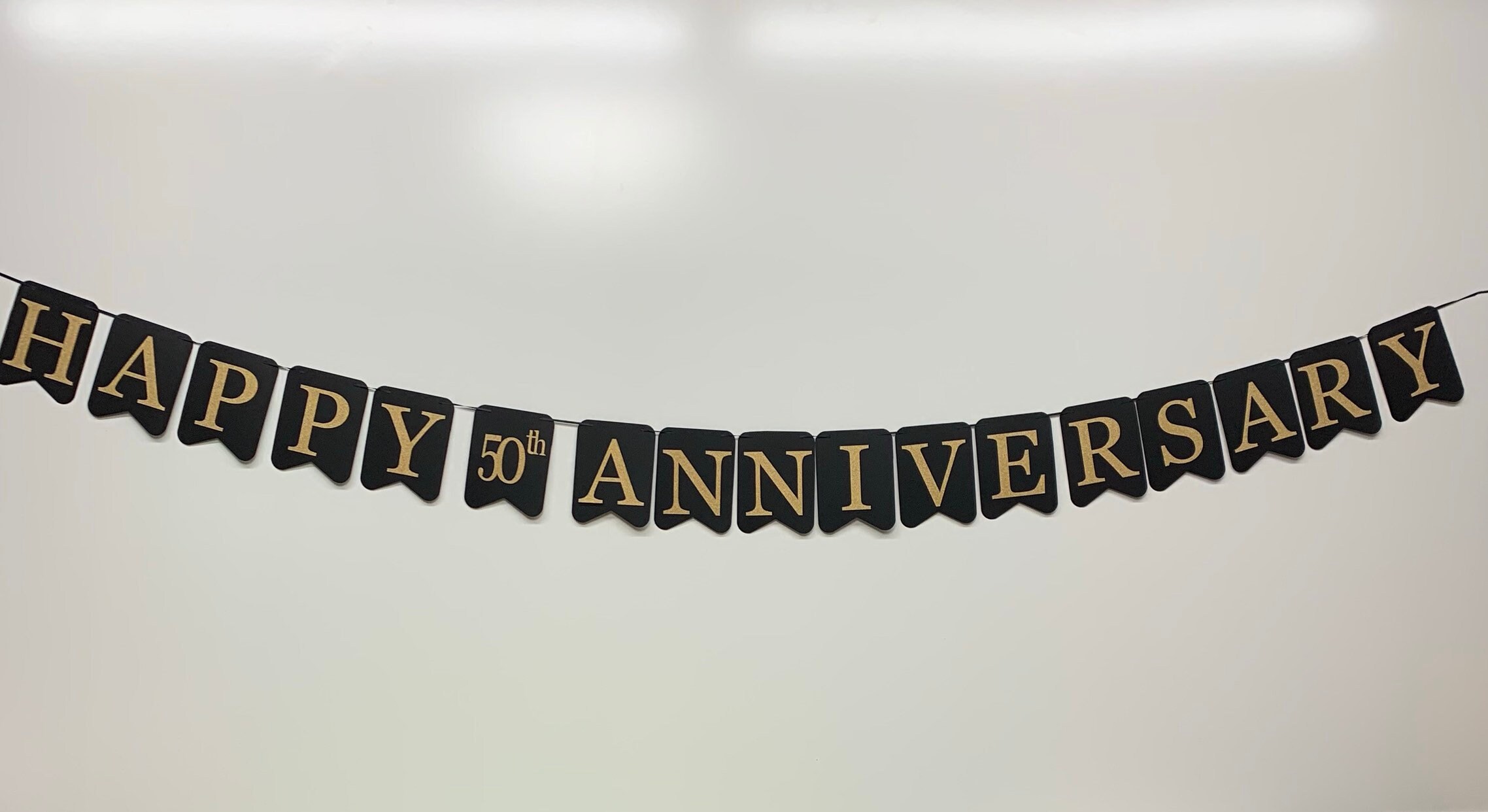 Happy 50th Wedding Anniversary Banner 506B | Etsy