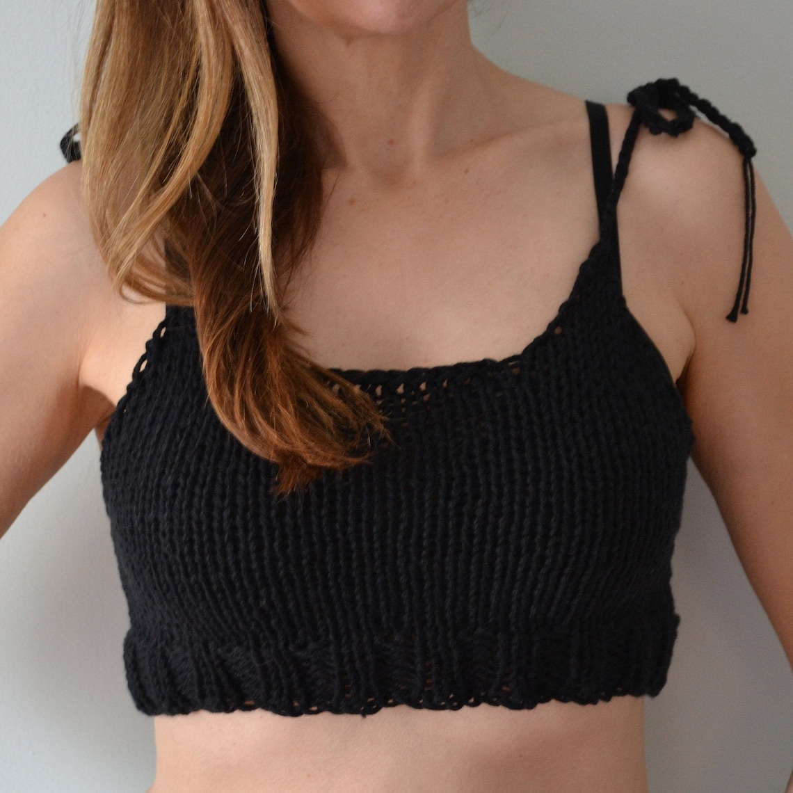 Basic Bralette KNITTING PATTERN women's bralette Top Etsy