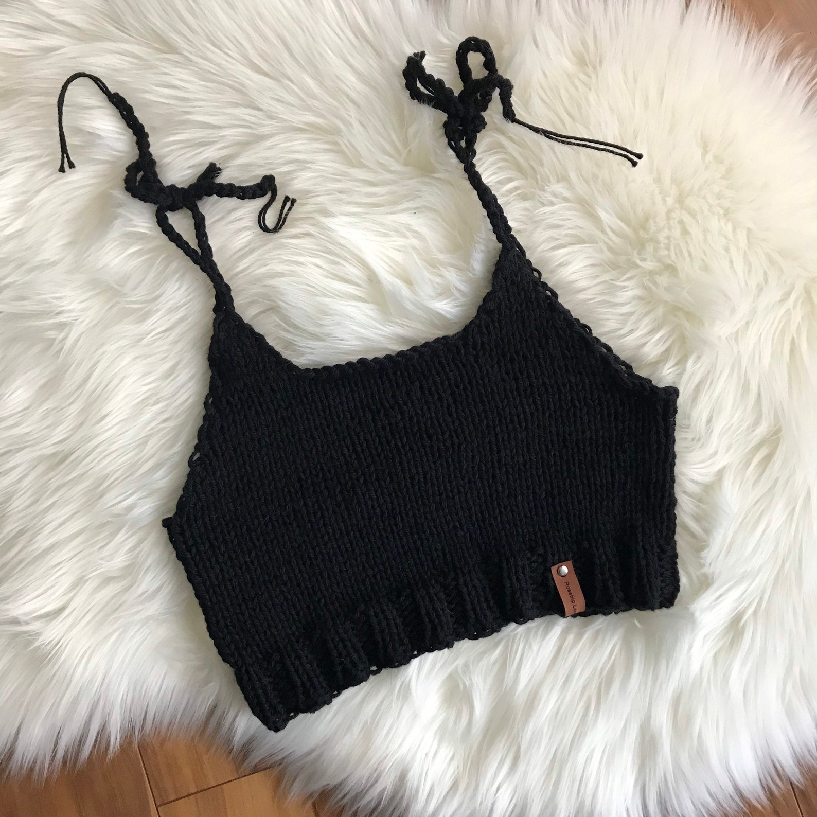 Basic Bralette KNITTING PATTERN Women's Knit Bralette Etsy