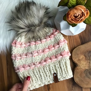Luxury Beanie hat KNITTING PATTERN, Knit Hat pattern, Luxe Knit Hat pattern, Malabrigo Rasta Beanie Hat pattern, luxe knit pattern, Toque