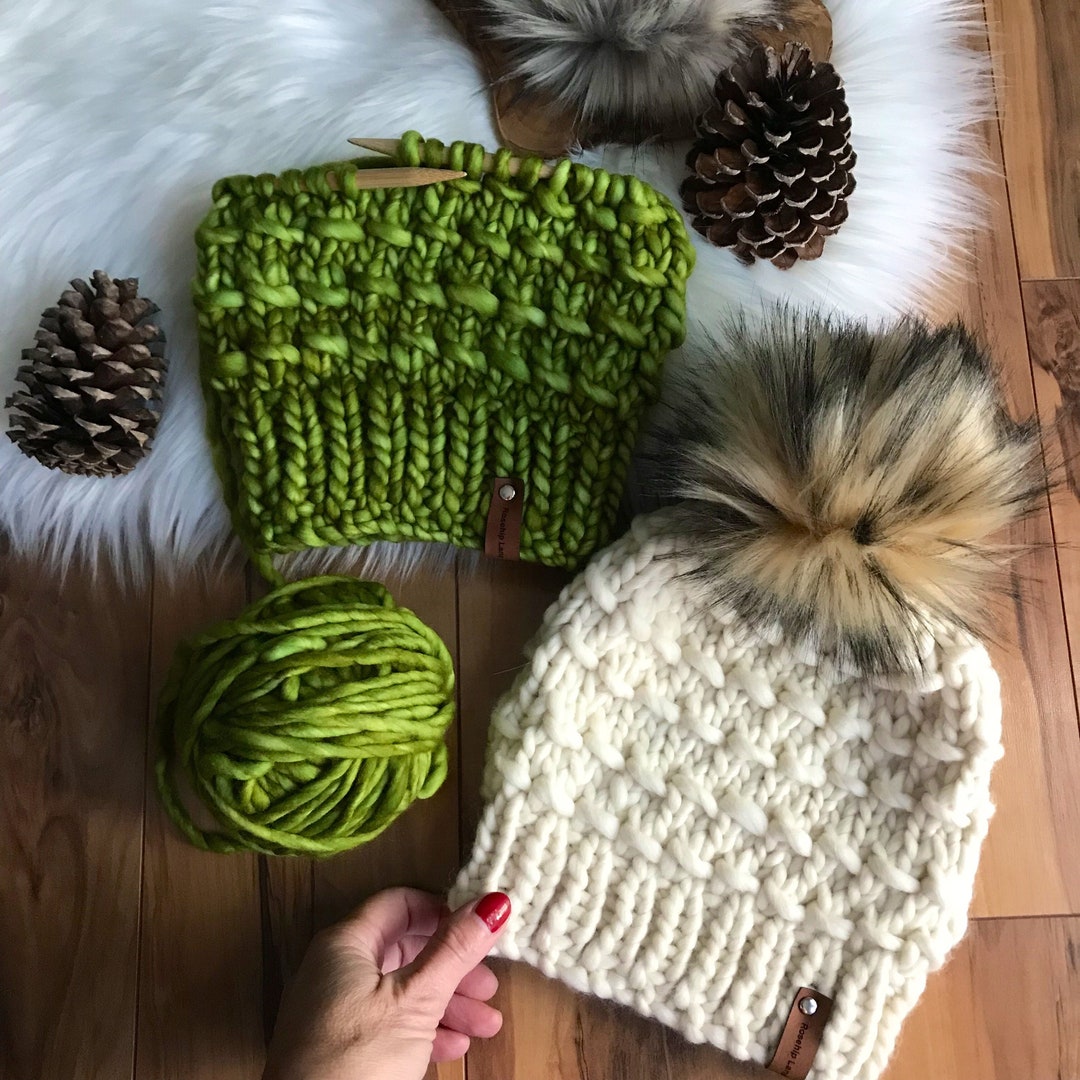Yukon Slouch LUXURY Handmade 100% Merino Wool Knit Beanie in Malabrigo –  Crochet by Jennifer