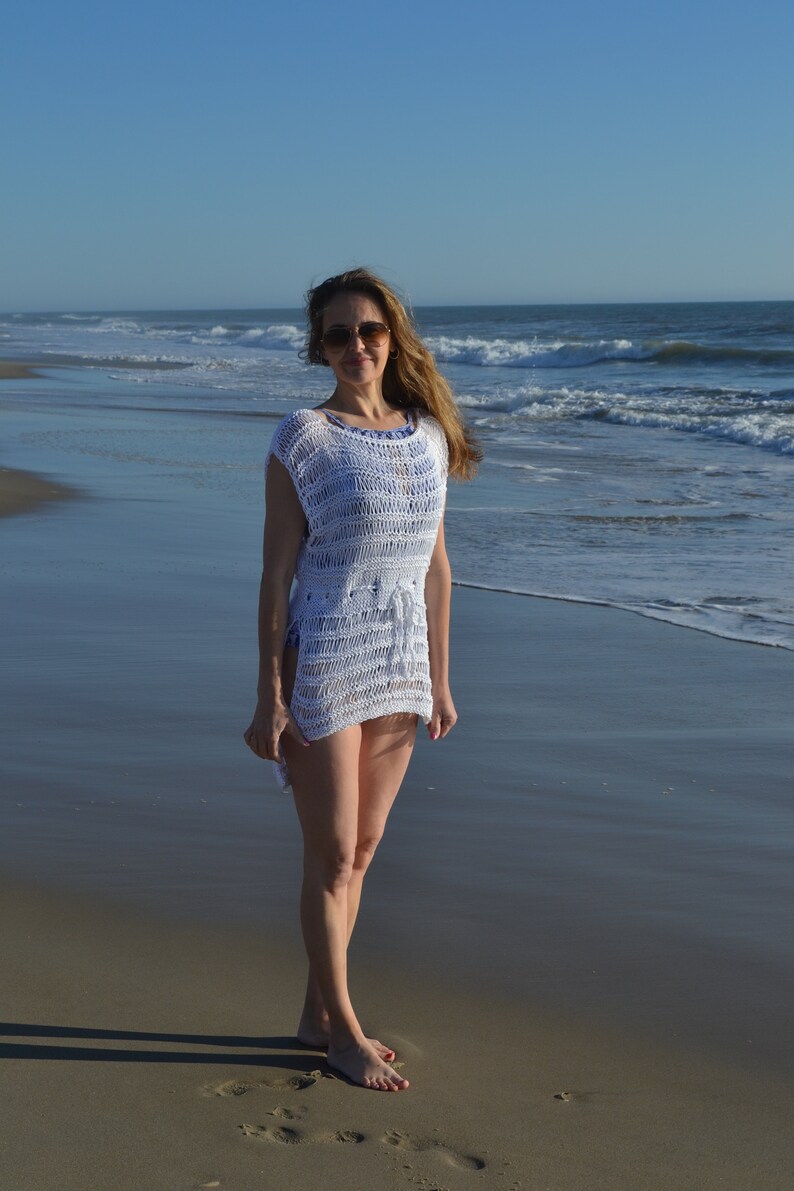 Knitting Pattern Swimsuit Cover Up Cotton Swimsuit Cover Up Etsy