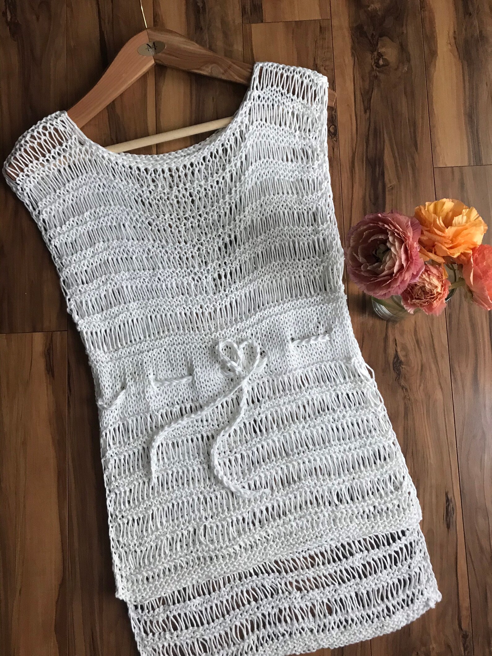 Knitting Pattern Swimsuit Cover Up Cotton Swimsuit Cover Up Etsy