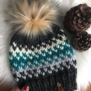 PATRÓN DE TEJIDO Gorro de lujo, patrón de gorro de punto, patrón Toque de mujer, gorro de punto de lana de lujo, patrón de gorro de punto, patrón de gorro