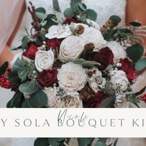 DIY Kit | Wood Flower Bouquet + Sola Wood Flowers, Nicole Collection