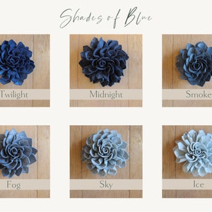 Sola Wood Flowers | Shades of Blue