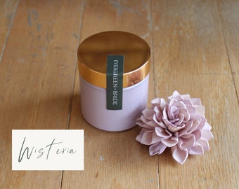WOOD FLOWER PAINT Exclusive by Evergreen Bride | Wisteria