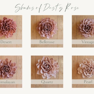 Sola Wood Flowers | Shades of Dusty Rose