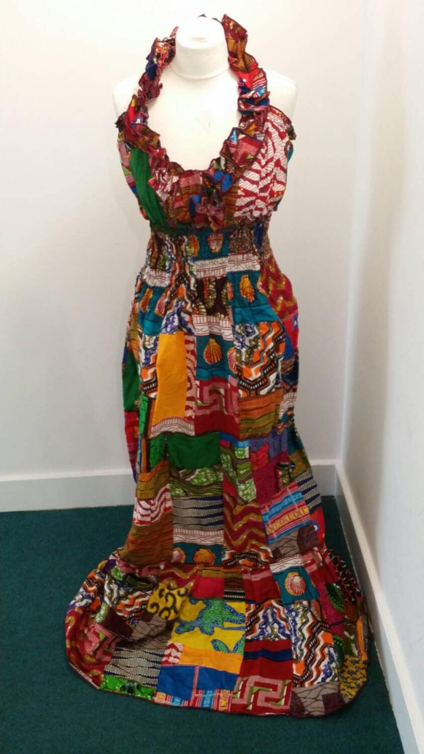 Elastic Ankara Dress - Etsy