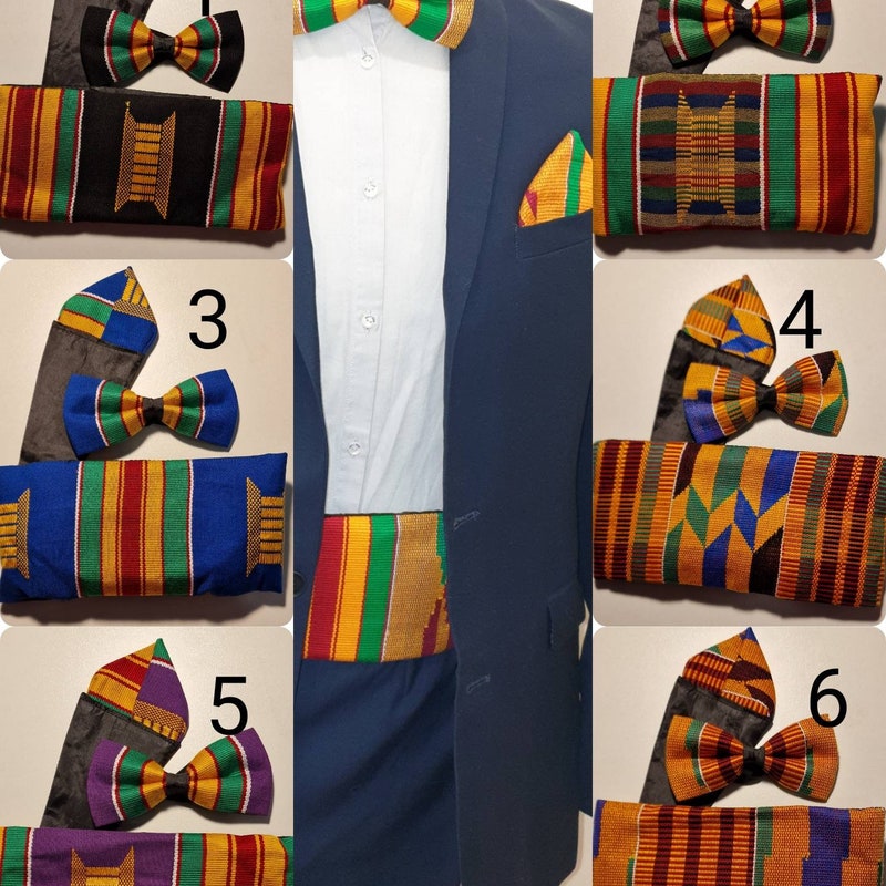 kente tie set