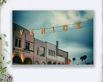 Venice Beach Photo: Los Angeles photography print, Beach house wall art