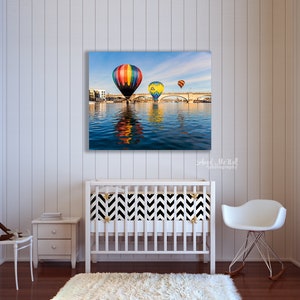 Hot Air Balloon photo, Lake Havasu photo, Balloon Festival, Hot Air Balloon wall art, London Bridge, Arizona , fine art photography print image 5