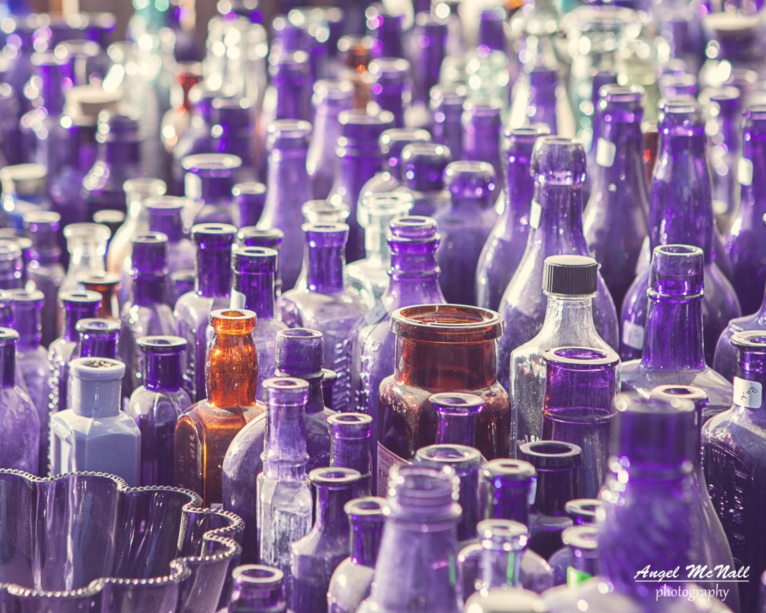 Purple glass online