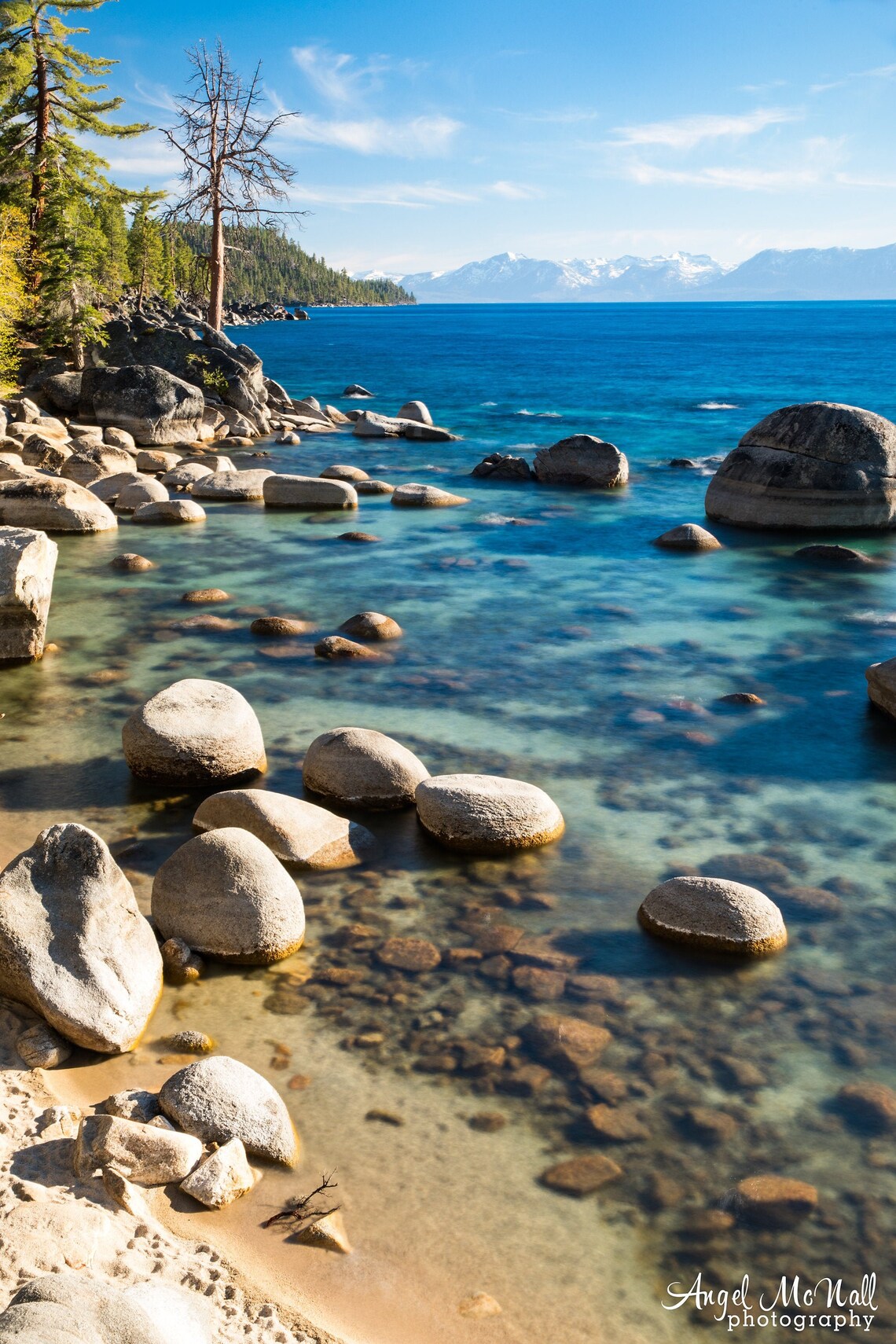 Vertical Lake Tahoe Photography Print, Landscape Wall Art Etsy