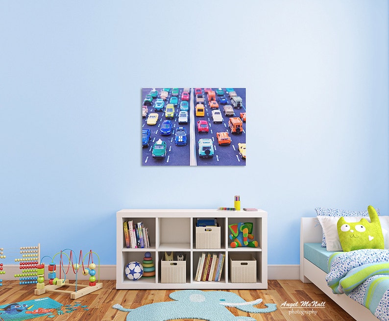 Car Art Kids Room Nursery Decor Toy Cars Hot Wheels Etsy