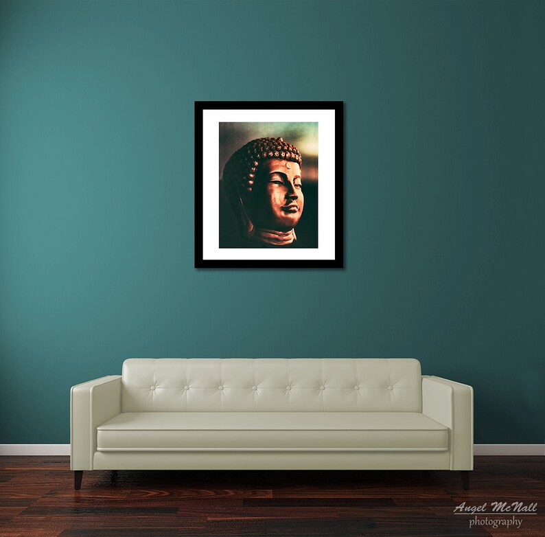 Buddha Wall Art Zen Decor Surreal Meditation Peaceful Wall Etsy