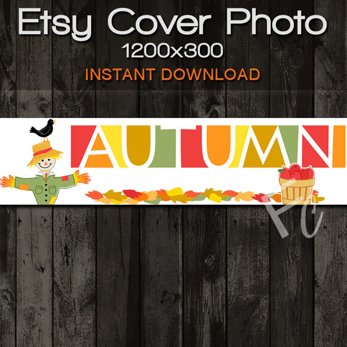 INSTANT DOWNLOAD Etsy Shop Cover Photo 1200x300 Premade Etsy