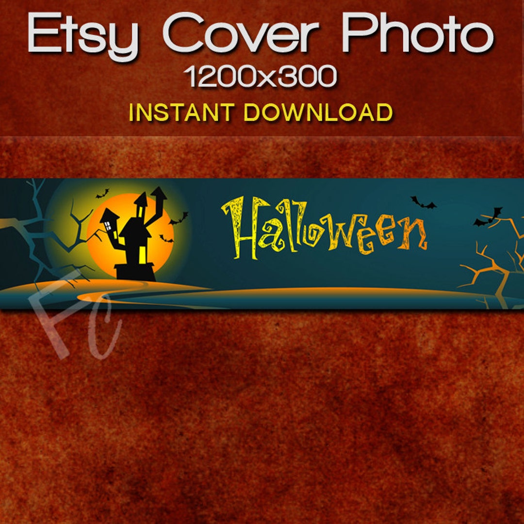 INSTANT DOWNLOAD Etsy Shop Cover Photo 1200x300 Premade Etsy