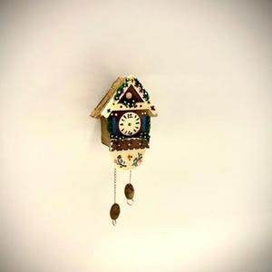 Miniature cuckoo clock fridge magnet one of a kind