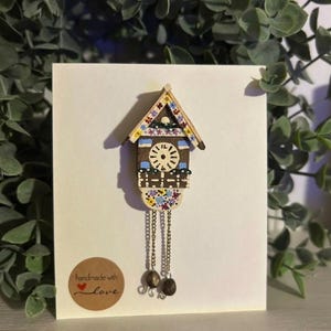 Miniature cuckoo clock fridge magnet one of a kind