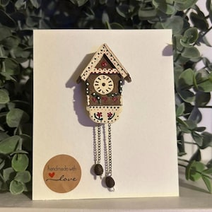 Miniature cuckoo clock fridge magnet one of a kind