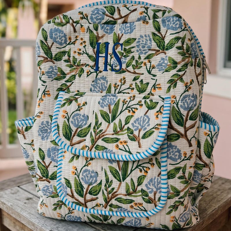 Monogrammed Backpacks - Etsy