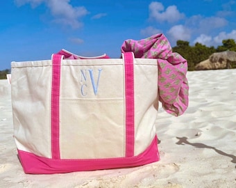 Personalized Tote Bag - Monogram Tote Bag - Canvas Tote Bag - Bridesmaid Gift - Embroidered Tote - Bridal Party Bag - Bachelorette Party Bag