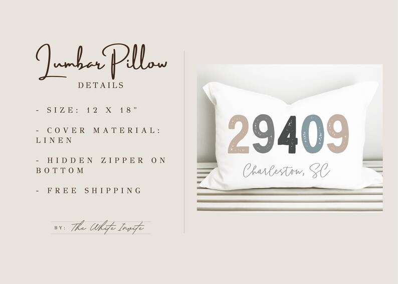 Zip Code Pillow Cover Area Code Pillow Housewarming Gift Etsy