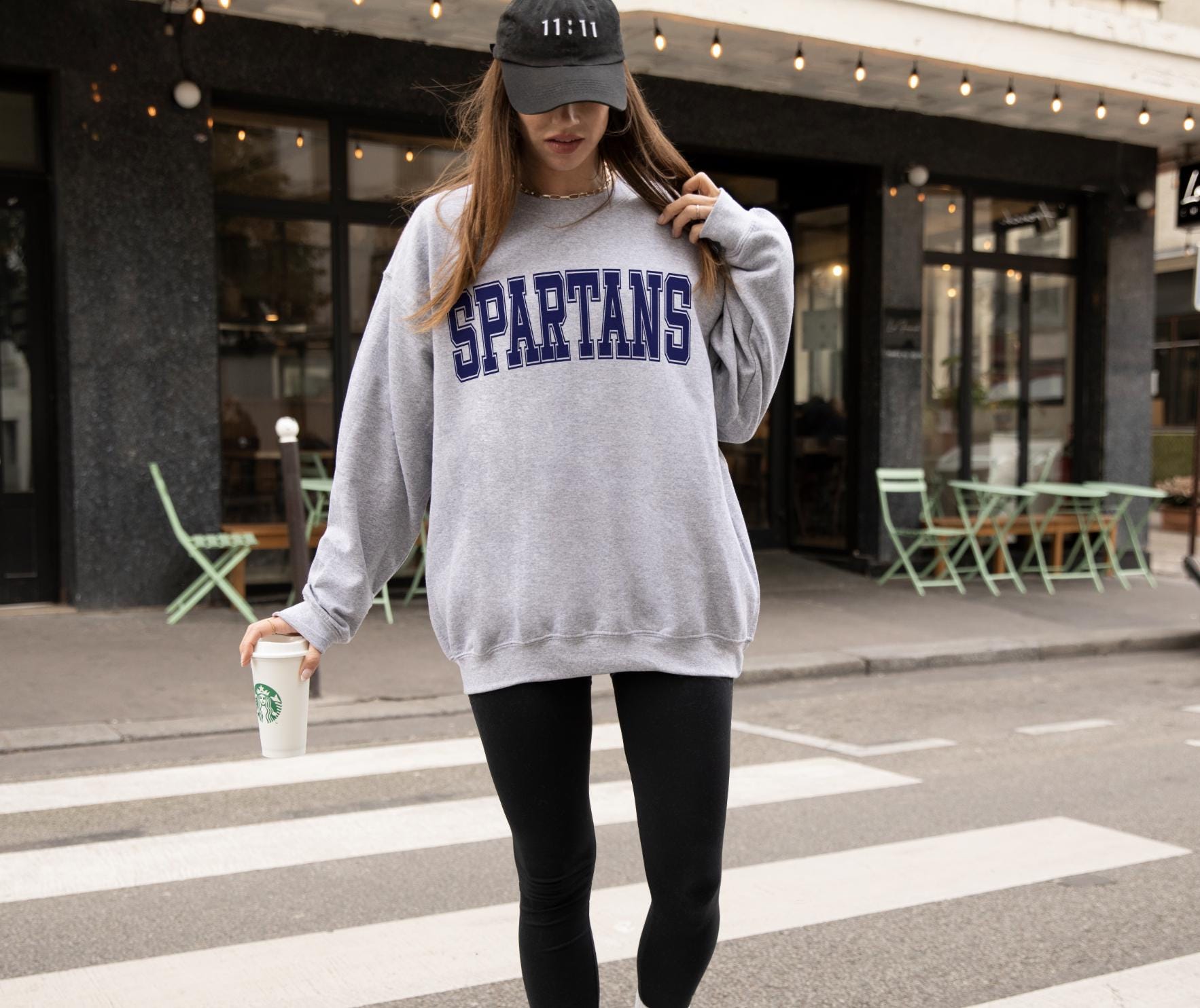 Custom Collegiate Letter Sweatshirts, Team School Sweatshirt Gift Crewneck, Varsity Letter Oversized Adult Unisex Hoodie, Gift for Her