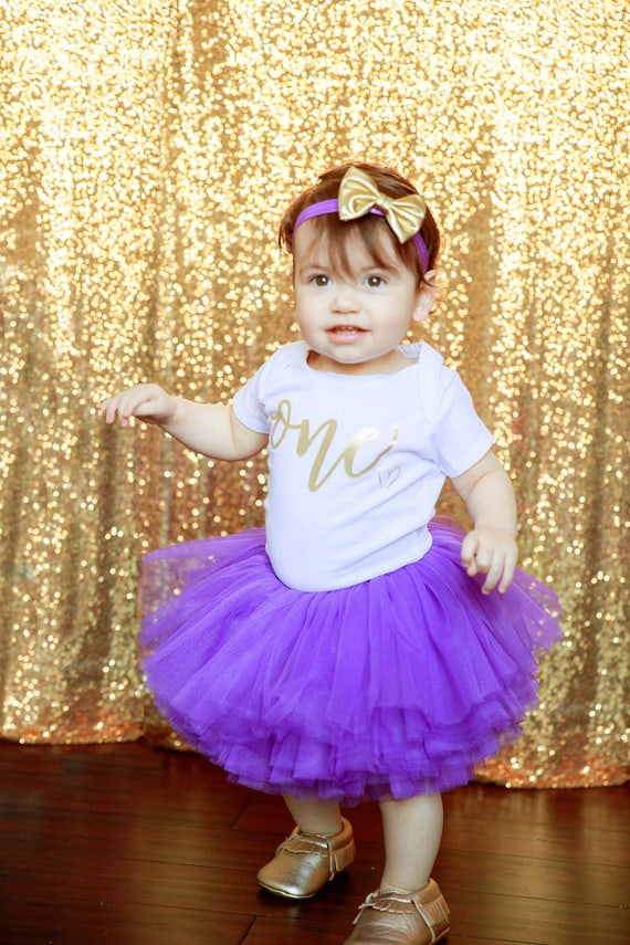 purple birthday dress for girl