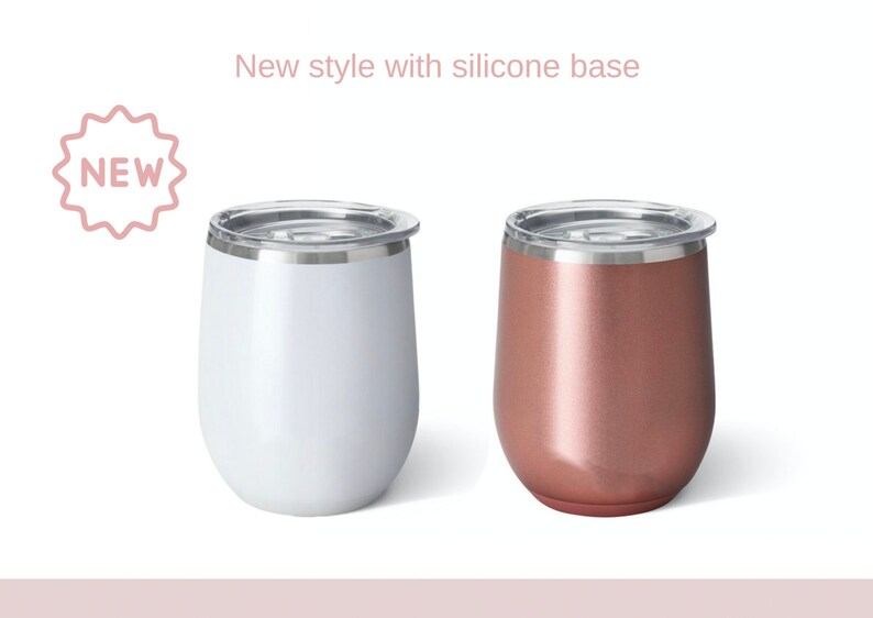 Bridesmaid Gift Rose Gold Wine Tumbler Bachelorette Gift Etsy