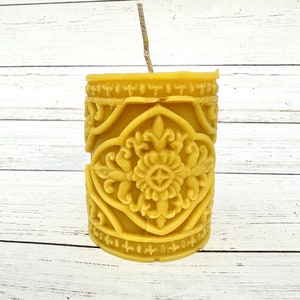 Hand poured beeswax candles