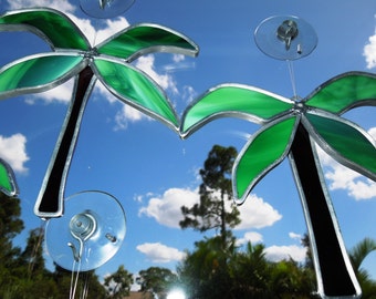 Palm Tree Stained Glass
