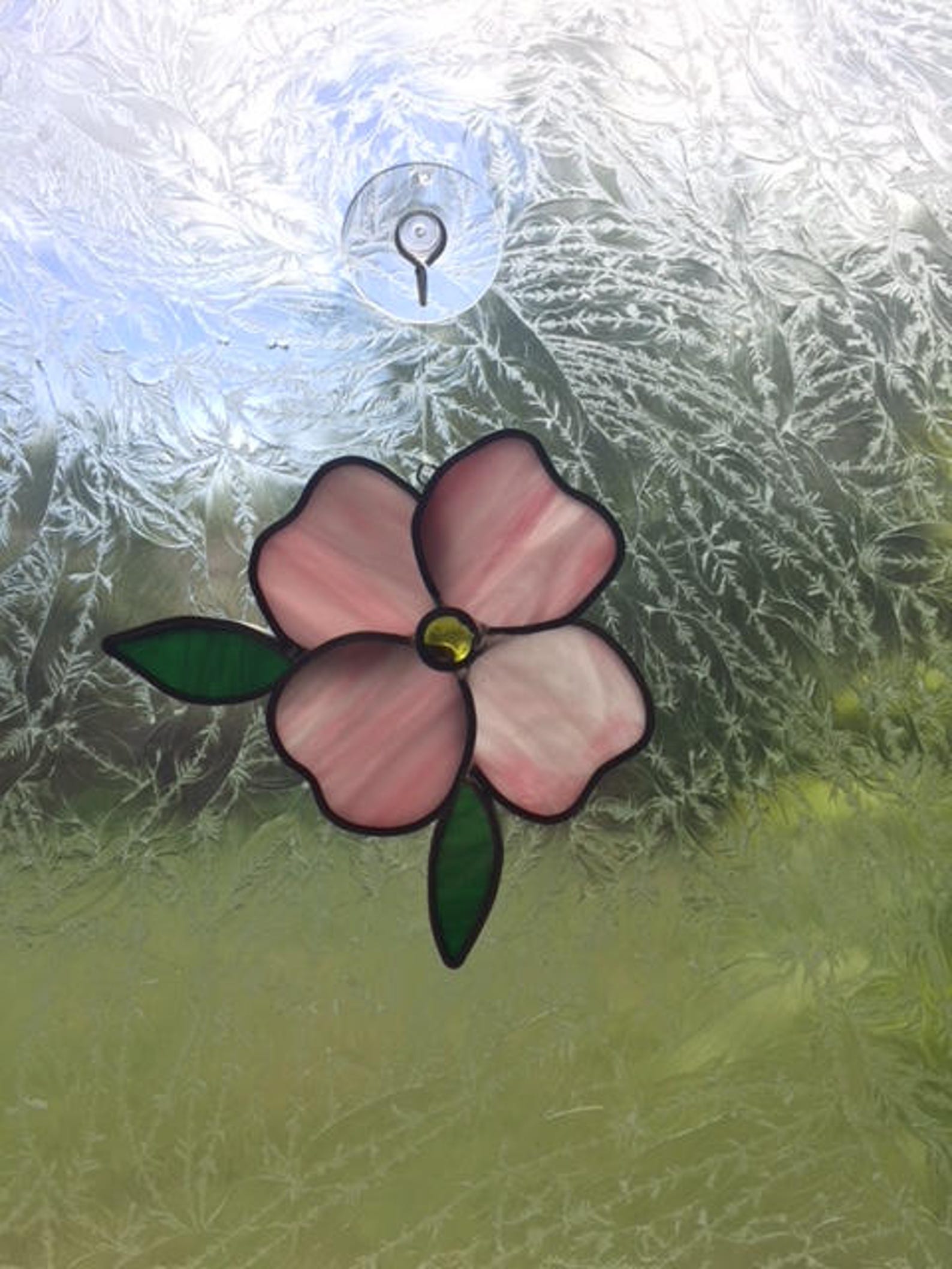 Dogwood Flower Stained Glass Etsy