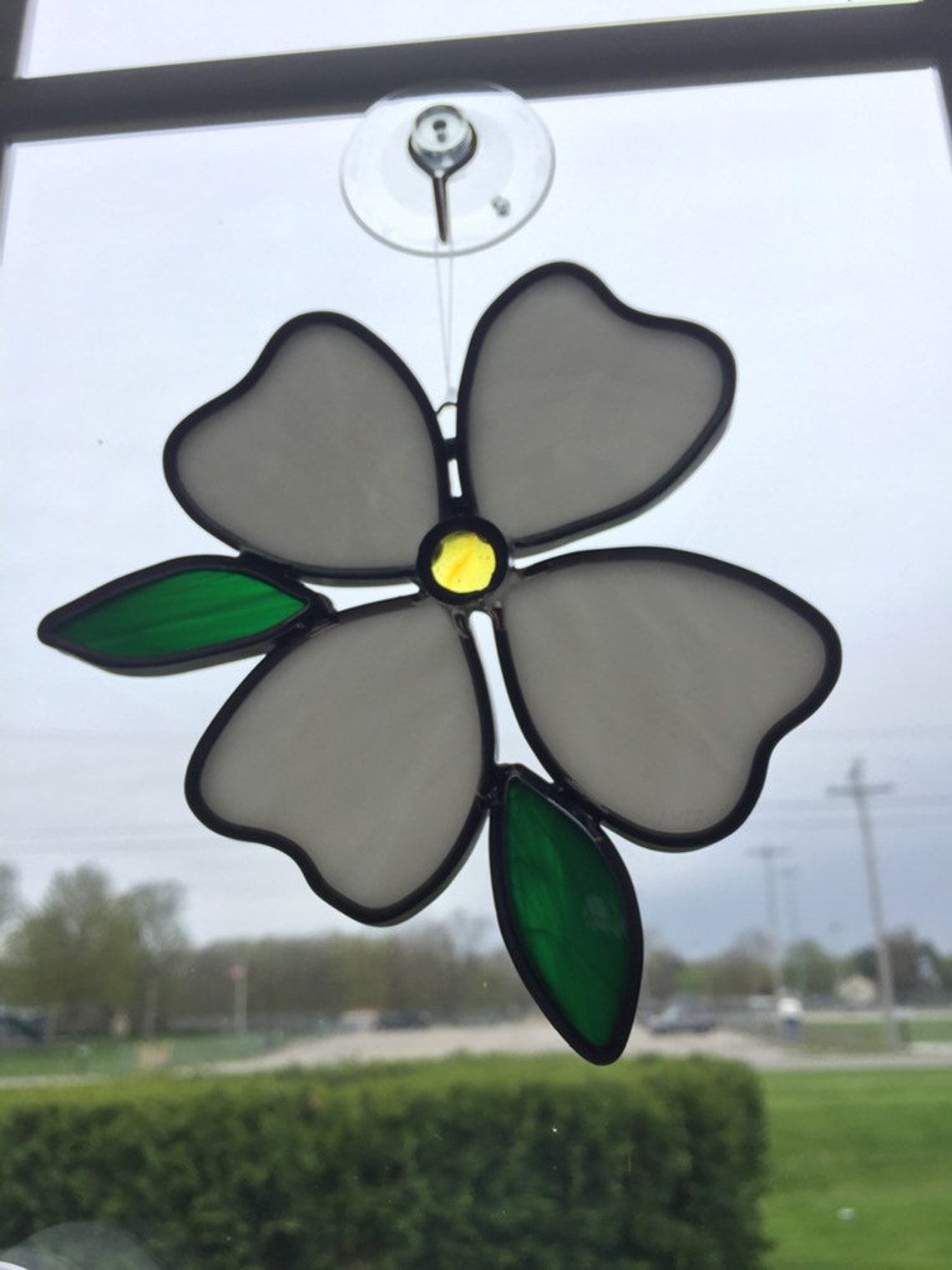 Dogwood Flower Stained Glass Etsy