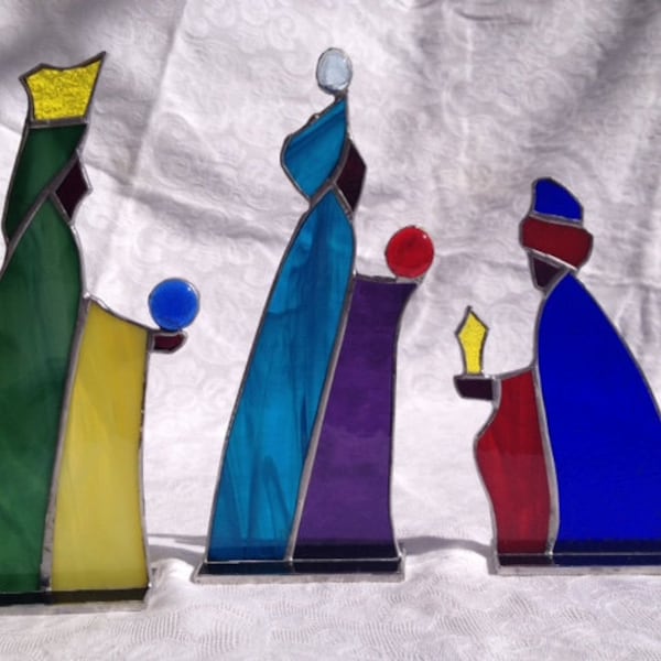 Ensemble Crèche De Noël Three Kings - Âne, Bœuf Et Chameaux Décoratifs Résine Peinte Main
