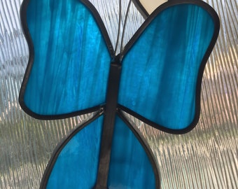 Butterfly stained glass