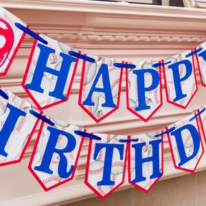 Baseball Birthday Banner: Sports Party Photo Prop