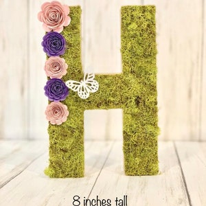 Fairy party decor, Enchanted garden party, Garden birthday, Enchanted Forest, Fairy Birthday, Moss letter centerpiece, Spring Garden Party