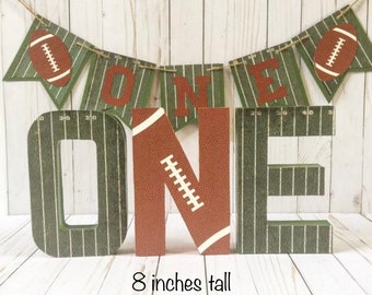 Football Birthday Photo Prop: Sports Party Number Decoration
