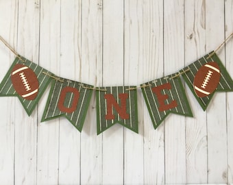 Highchair banner, Football Banner, Football Birthday, Birthday Photo Prop, Football party, Sports party, Super Bowl Party