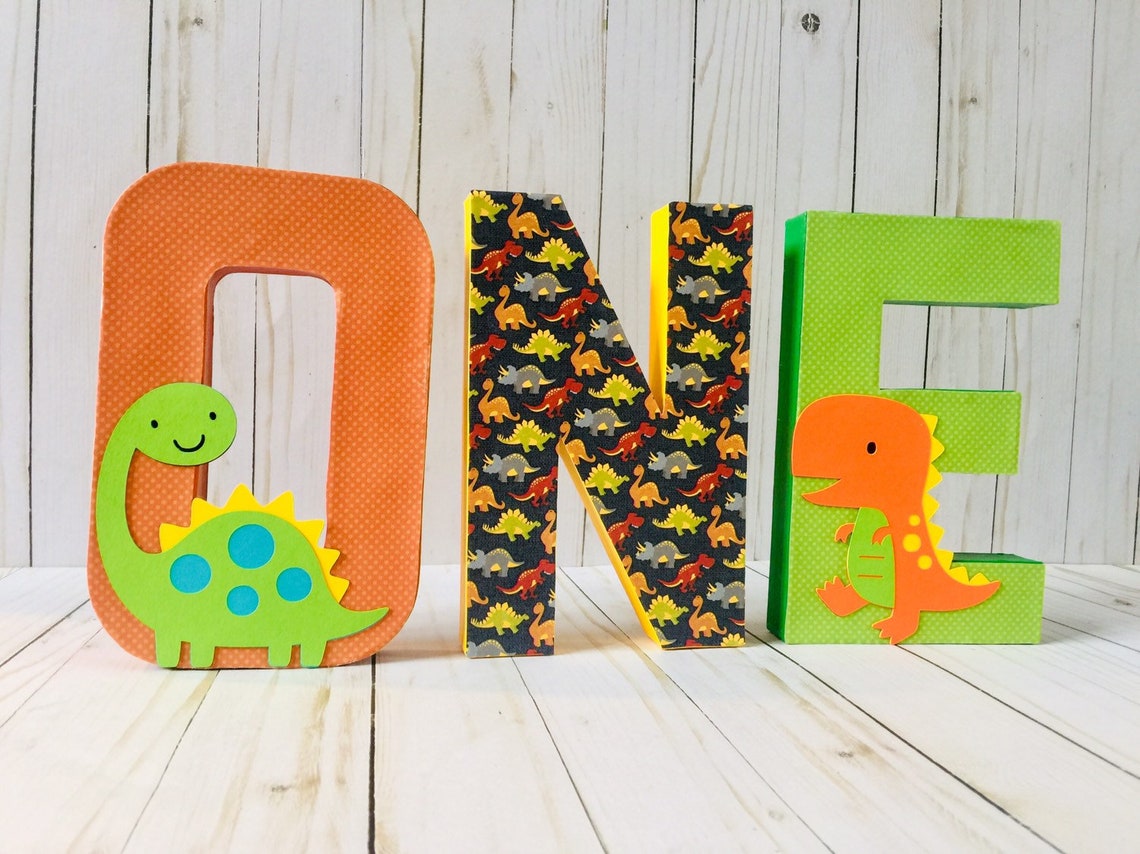 Dinosaurs Birthday Dinosaur Party Decor First Birthday Dino Etsy