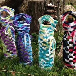 Wine/Water Tote Crochet Pattern