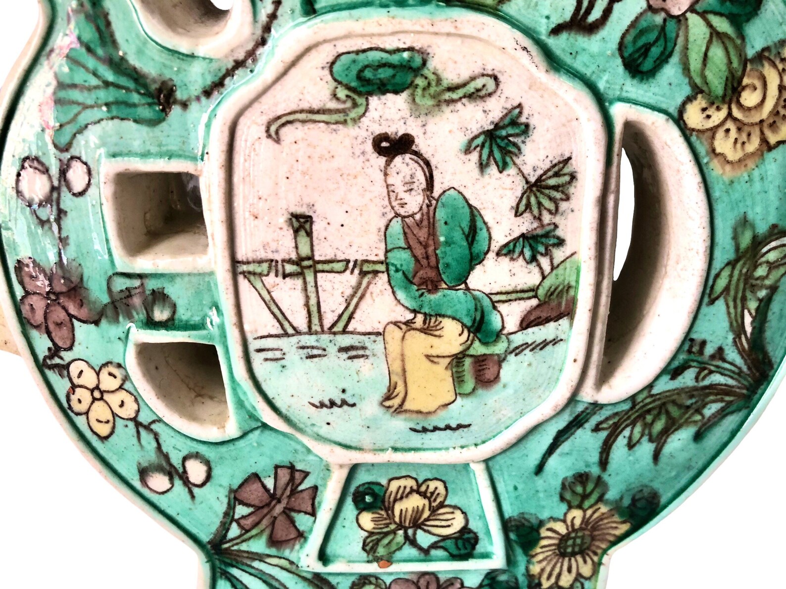 Antique Famille Verte Chinese Puzzle Teapot Asian Chinoiserie Decor Etsy Il 1588xN.4054274947 Qq67