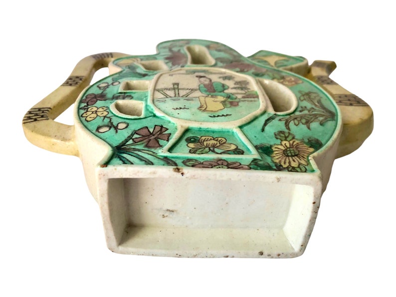 Antique Famille Verte Chinese Puzzle Teapot Asian Chinoiserie Etsy Il 794xN.4006465638 Ptbd