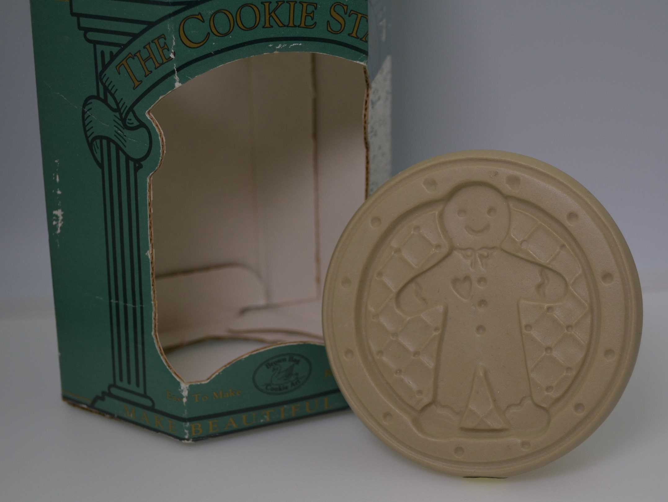 Vintage Cookie Press Gingerbread Press Ceramic Cookie Press Etsy